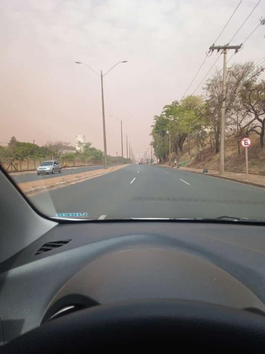Foto 11 de 13 — Tempestade de areia cobre o céu de Araraquara: veja fotos